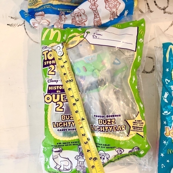 TOY Story 2, 1999, Vintage, McDonalds Toys, Candy Dispensers, Sealed, Set of 4 - Picture 7 of 15